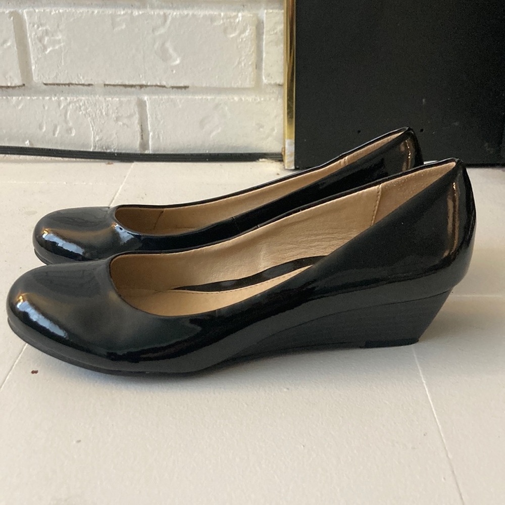CL by Laundry black kitten heels